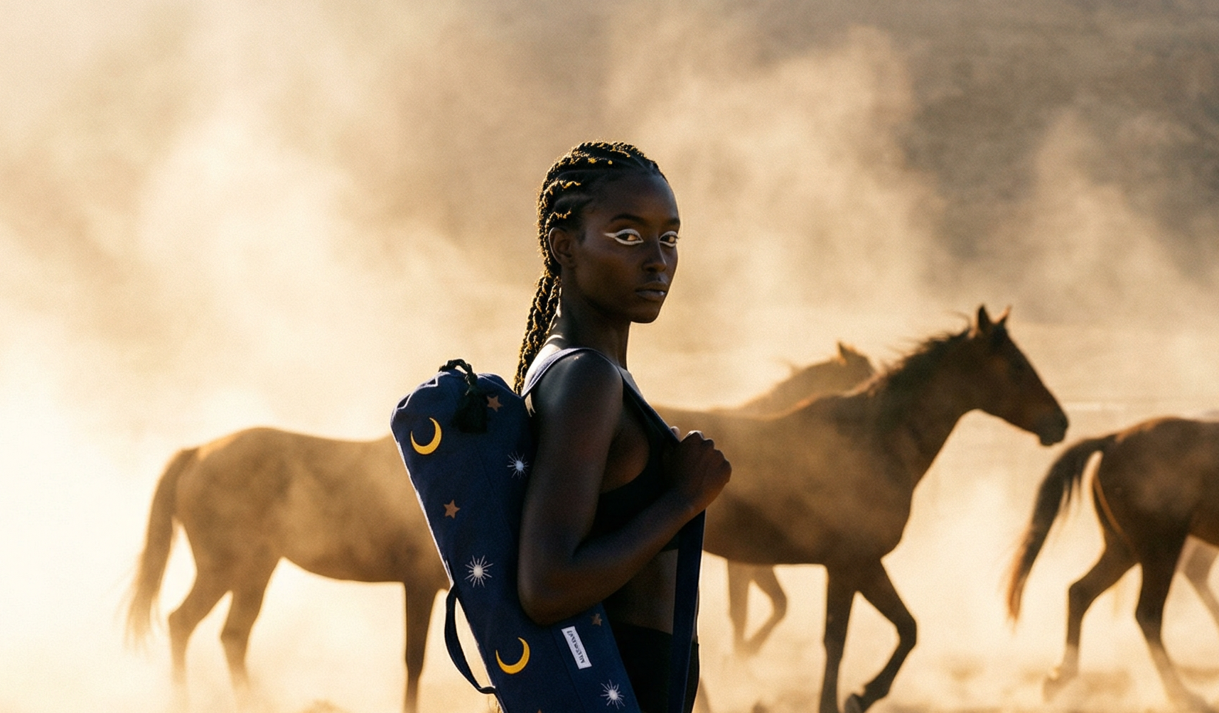 FOCUS ON THE HORSE, NOT THE FIRE